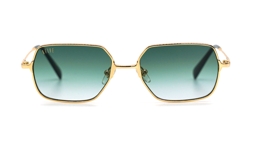 Hors-Série: 9FIVE Clarity Fullrim Gold - Green Sunglasses