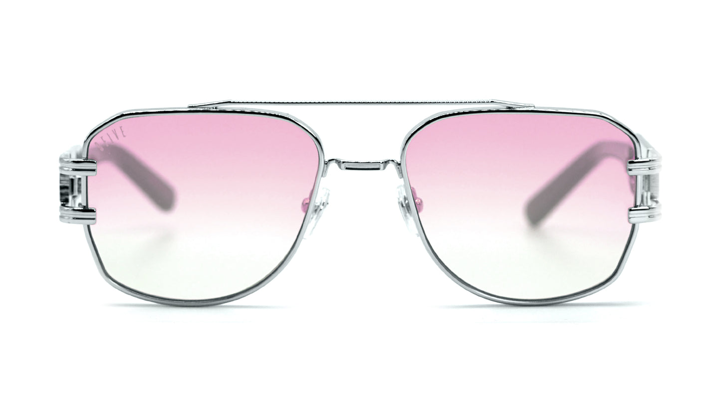 Special Edition: 9FIVE Royals Platinum w/ Bicolor Pink Lens