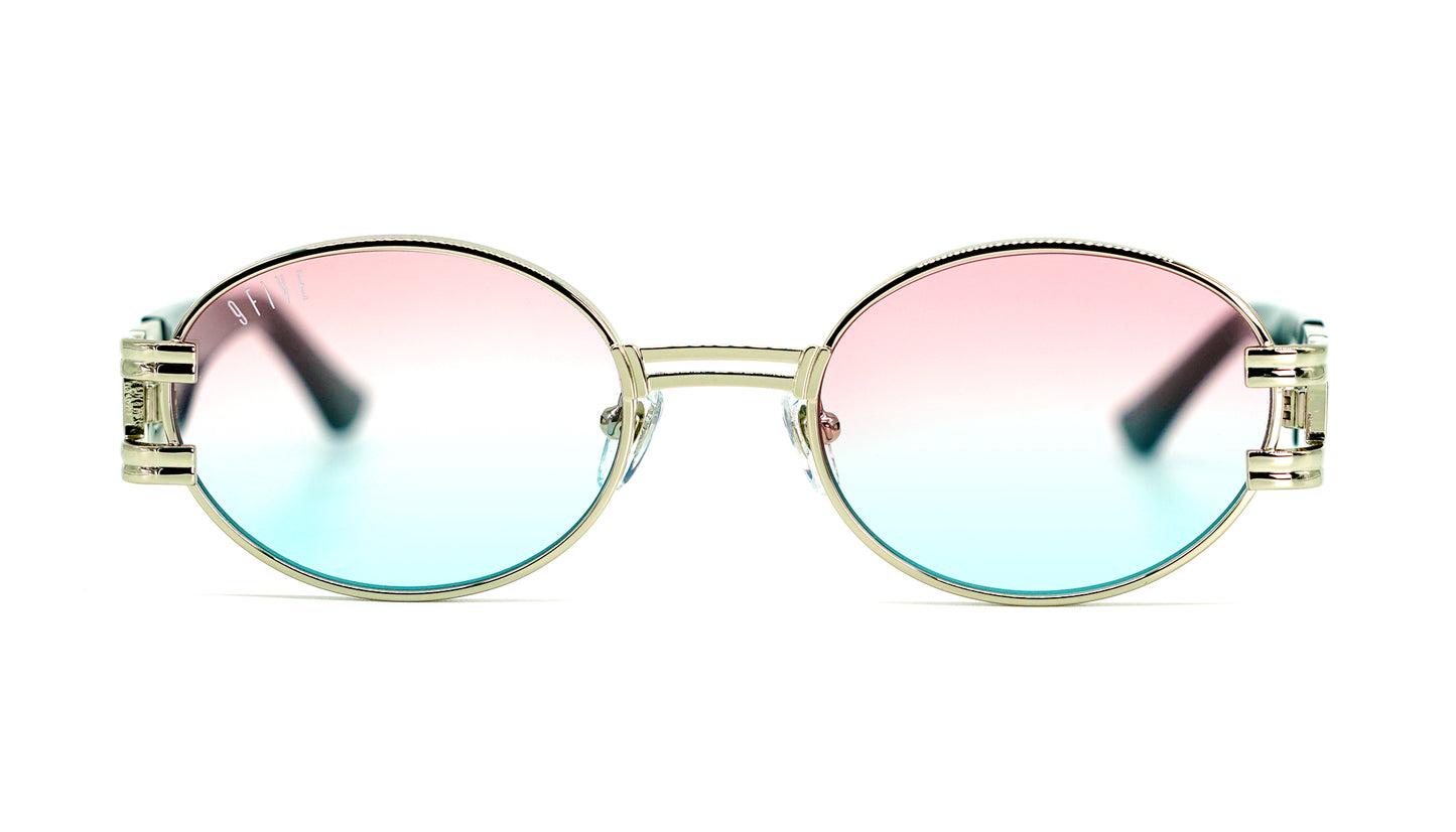 Special Edition: 9FIVE St. James Platinum - Pink Bicolor Blue Lens