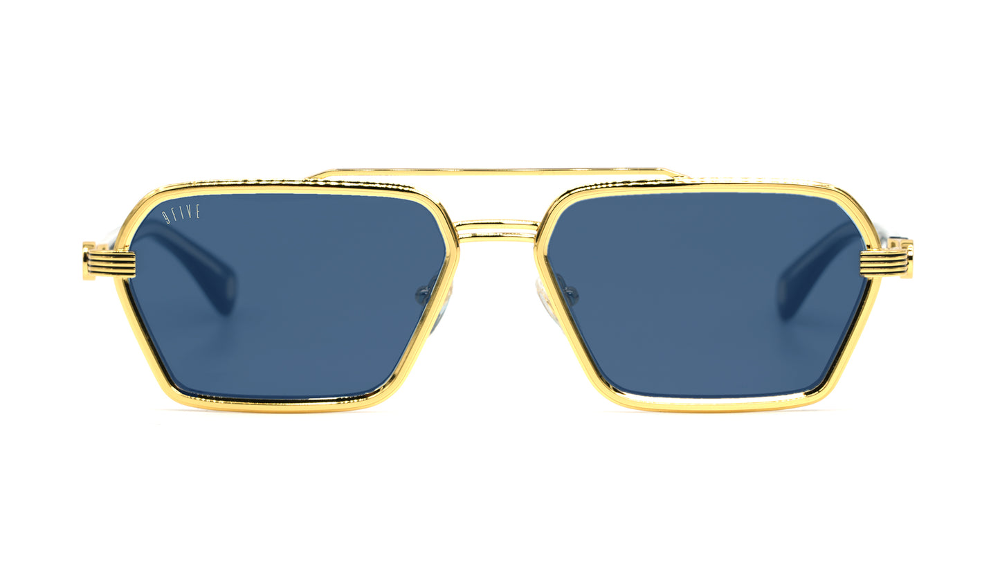 9FIVE Reigns Black & Gold - Blue Photochromic Lens