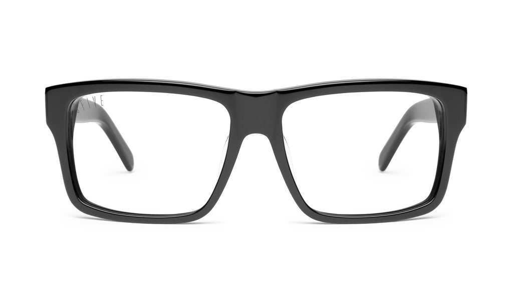 9FIVE Caps Black Clear Lens Glasses