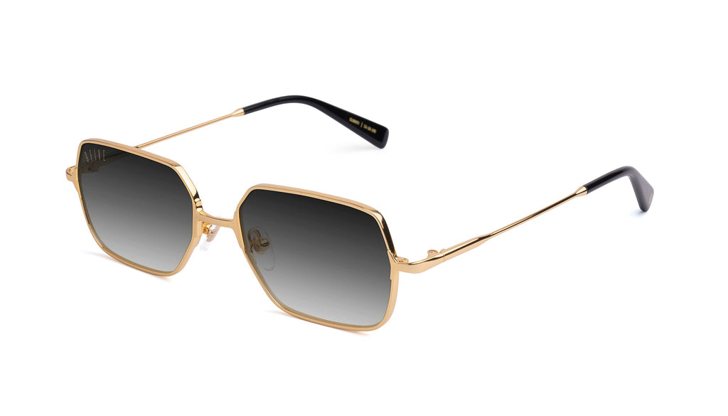 9FIVE Clarity Fullrim Gold – Gradient Sunglasses