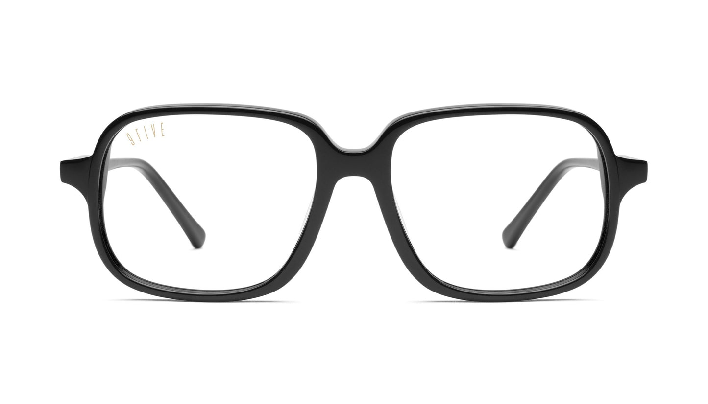 9FIVE Fronts Black & Gold Clear Lens Glasses