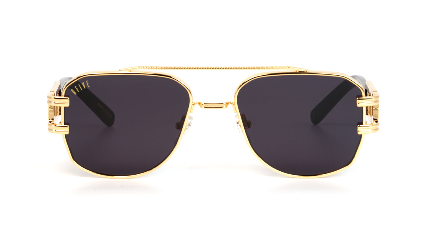 9FIVE Royals Black & Gold Sunglasses