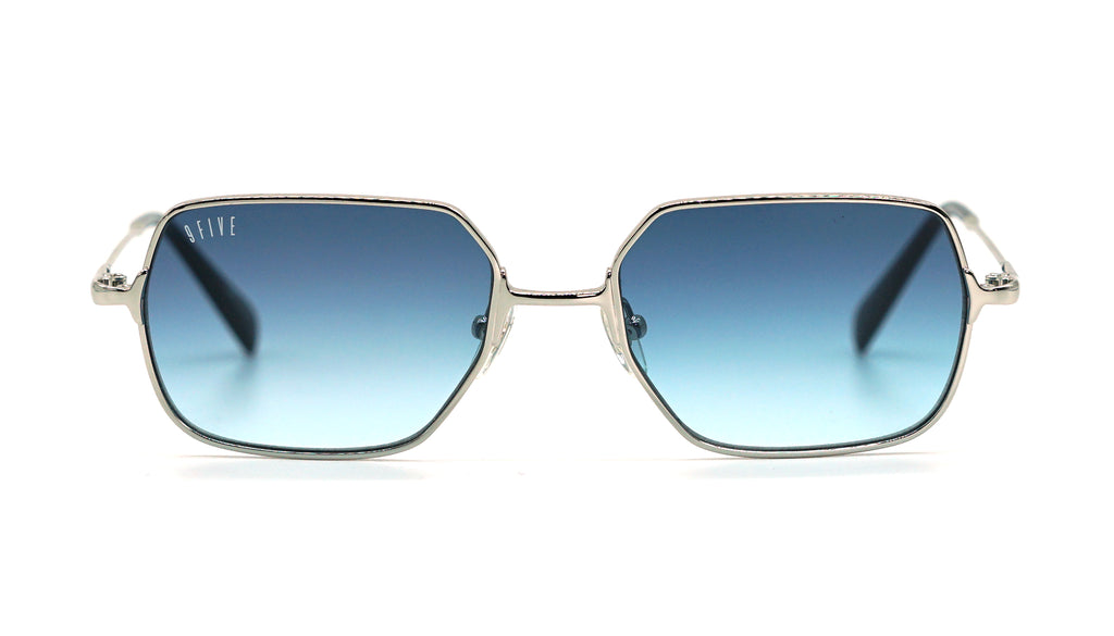 Special Edition: 9FIVE Clarity Fullrim Platinum - Midnight Blue Sunglasses