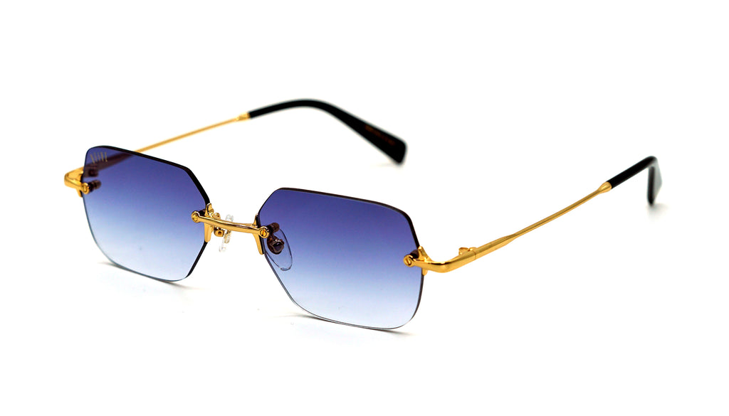 Special: 9FIVE Clarity Lite Gold w/ Blue Lens