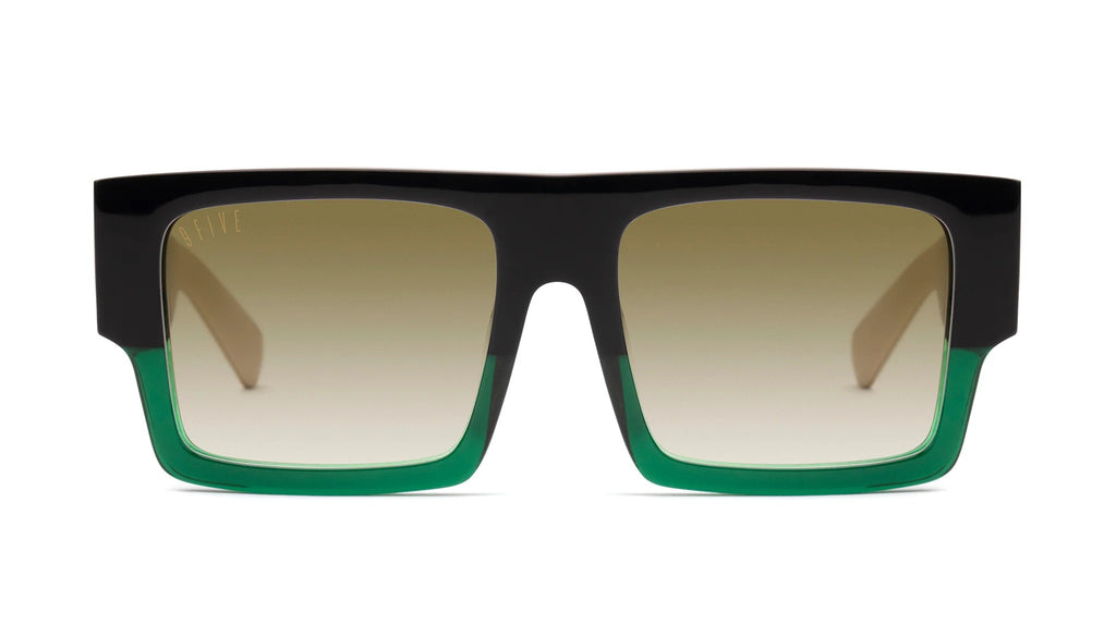 9FIVE Diego Tundra Green - Sepia Gradient Sunglasses