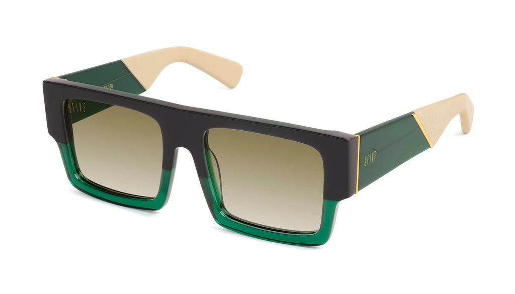 9FIVE Diego Tundra Green - Sepia Gradient Sunglasses