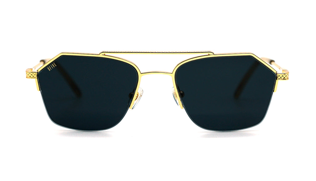 9FIVE Quarter AC Black & Gold Sunglasses