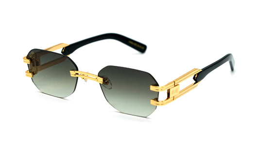 9FIVE Royals Lite Black &amp; Gold – Gradient Sunglasses