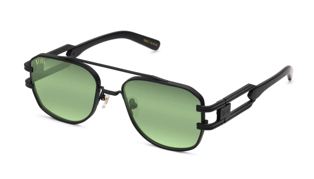 9FIVE Royals Matte Black - Olive gradient Lens