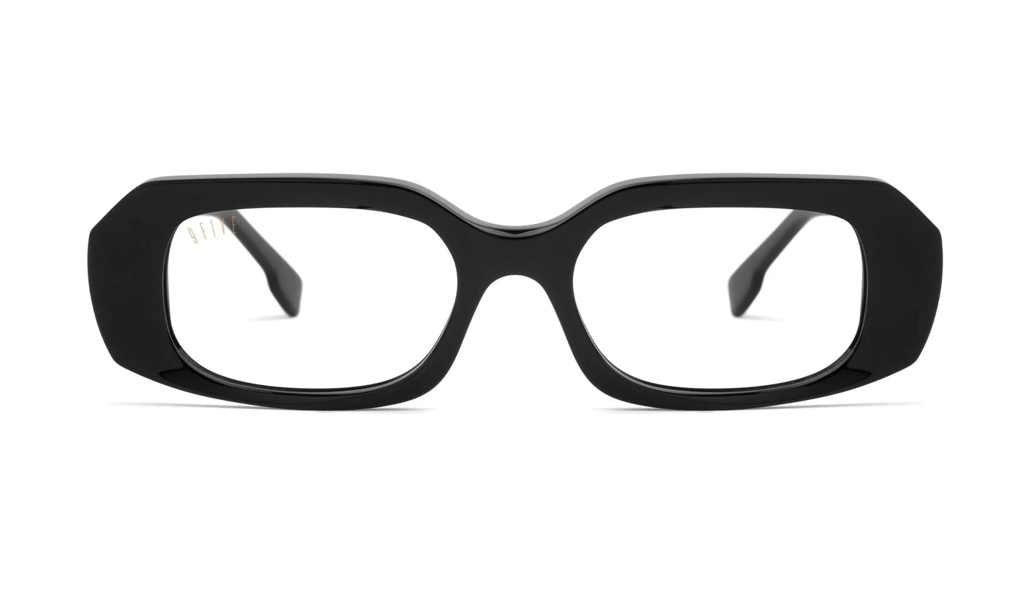 9FIVE Soma Black &amp; Gold Clear Lens Glasses