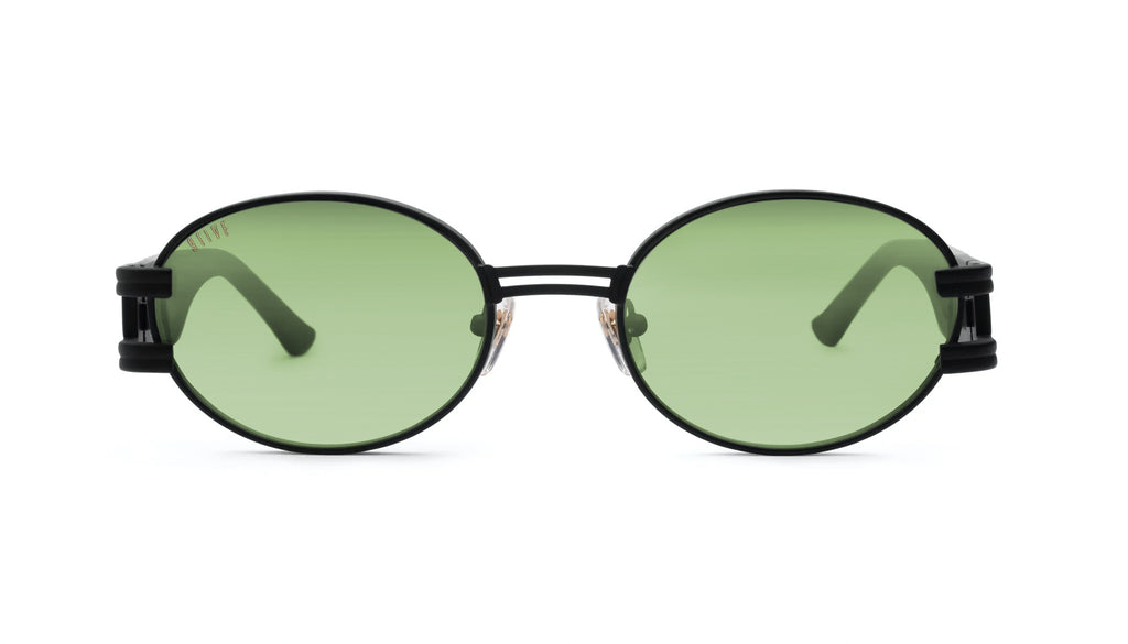 9FIVE St. James Matte Black - Olive gradient Lens