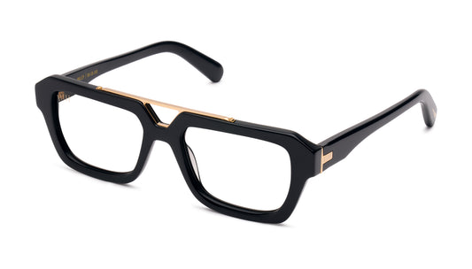 9FIVE Valley - Black & Gold - Clear Lens