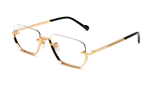 9FIVE Villa Black & Gold - Clear Lens