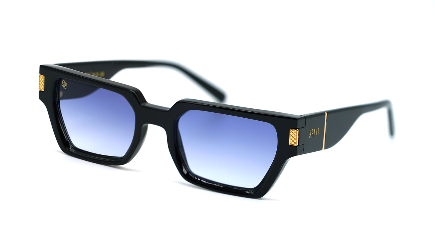 Special edition: 9FIVE Locks Black & Gold - Light Blue Gradient