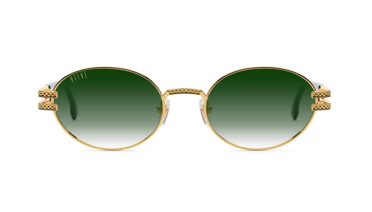 9FIVE Lotus Gold - Green Gradient Lens