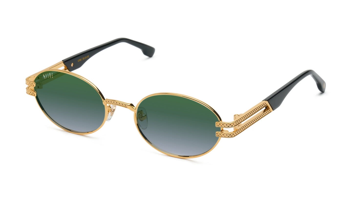 9FIVE Lotus Gold - Green Gradient Lens