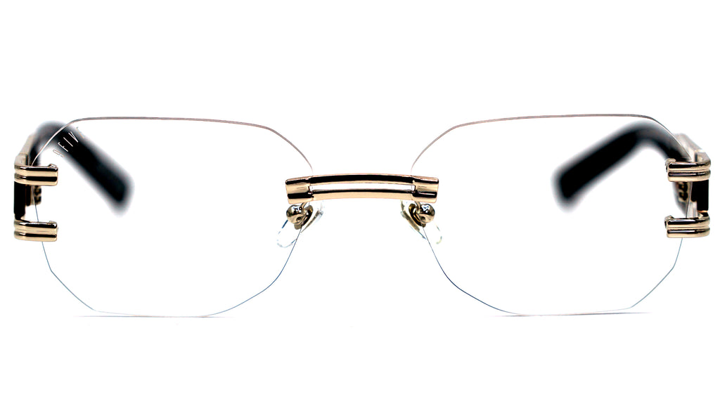 9FIVE Royals Lite <strong>XL </strong> Black & Platinum - Clear Lens