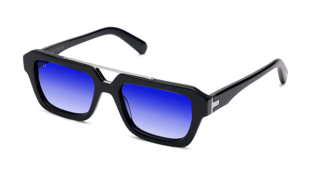 9FIVE Valley - Platinum - Midnight Blue Gradient Lens