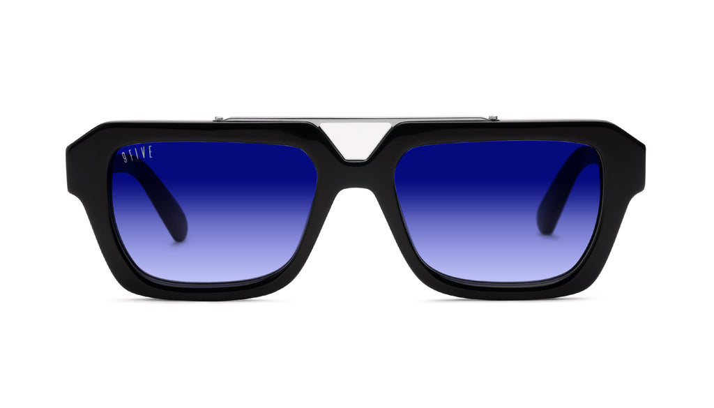 9FIVE Valley - Platinum - Midnight Blue Gradient Lens