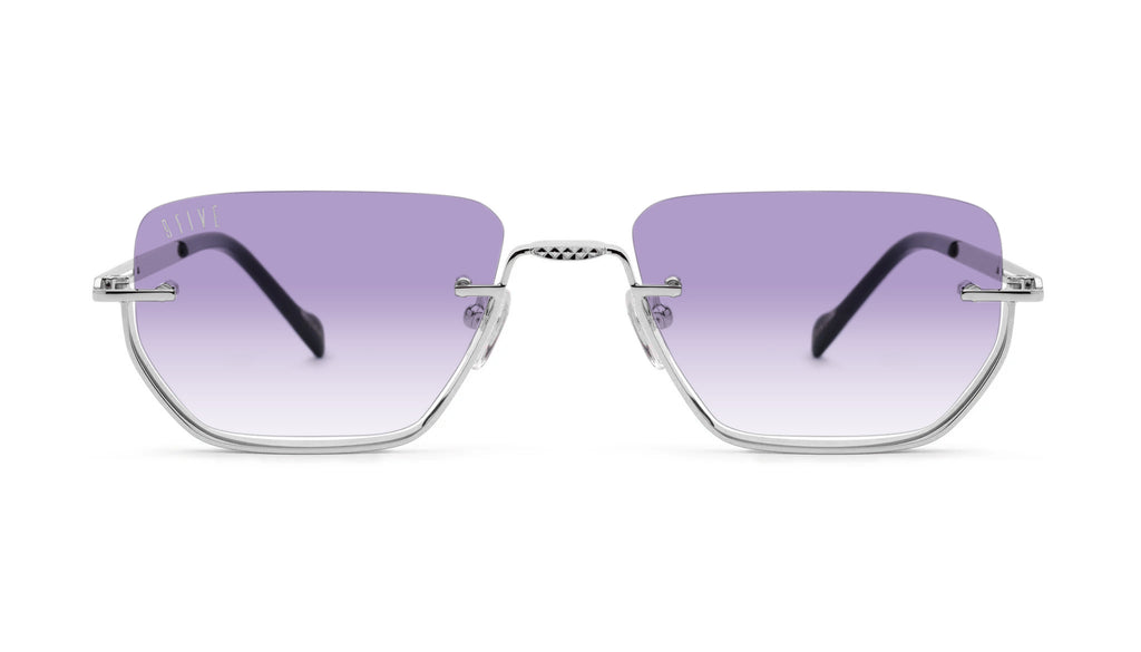 9FIVE Villa Platinum - Lavender Gradient Sunglasses