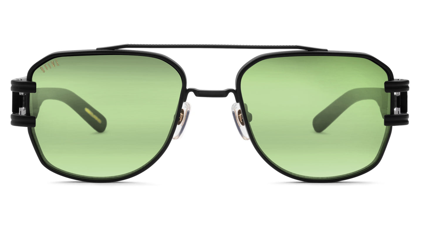 9FIVE Royals <STRONG>XL </STRONG> Matte Black - Olive gradient Lens