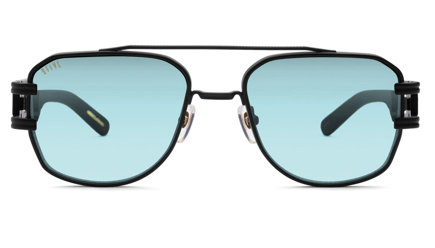 9FIVE Royals <STRONG>XL </STRONG> Matte Black - Teal gradient Lens