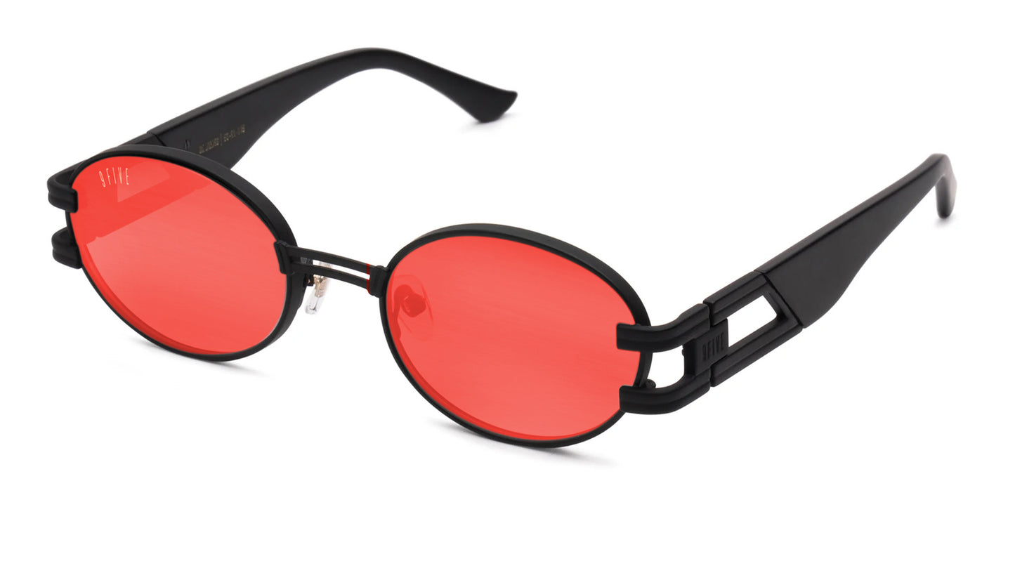 9FIVE St. James XL Matte Black - Burgundy gradient Lens