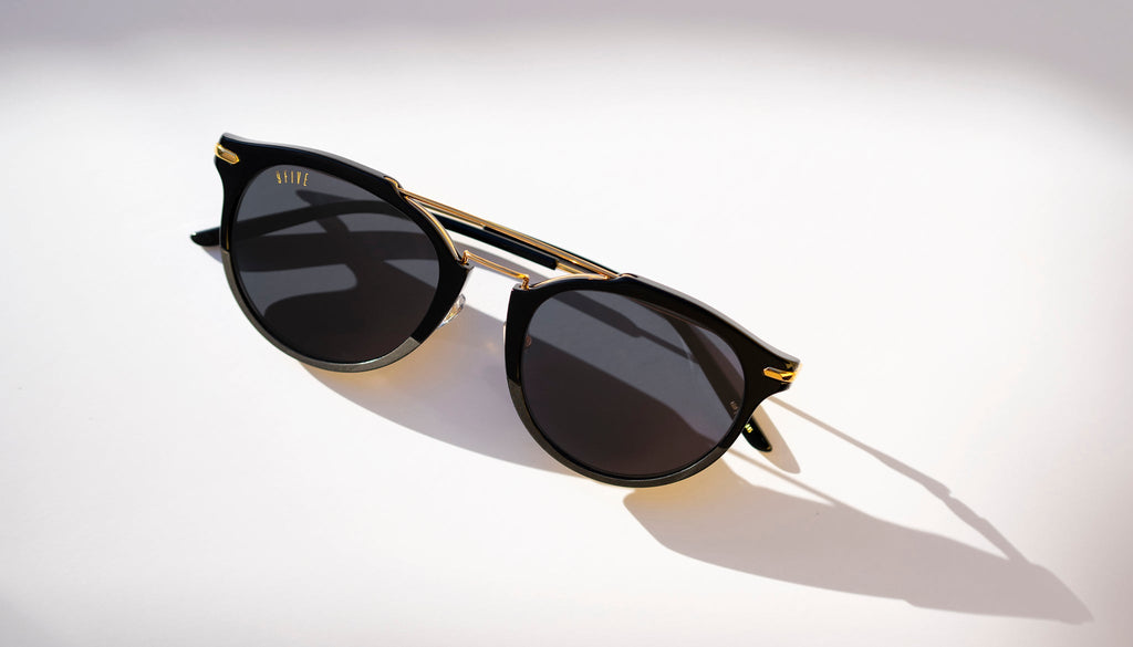 9FIVE Leo Black & Gold Sunglasses