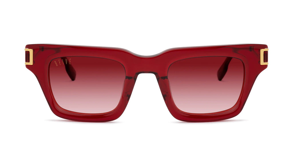 9FIVE Avenue Red Ruby & Gold - Gradient Sunglasses - Limited