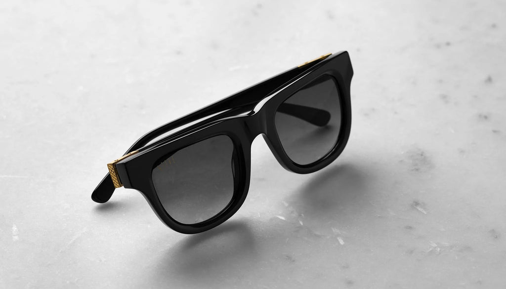 9FIVE Camino Black & Gold - Gradient Sunglasses