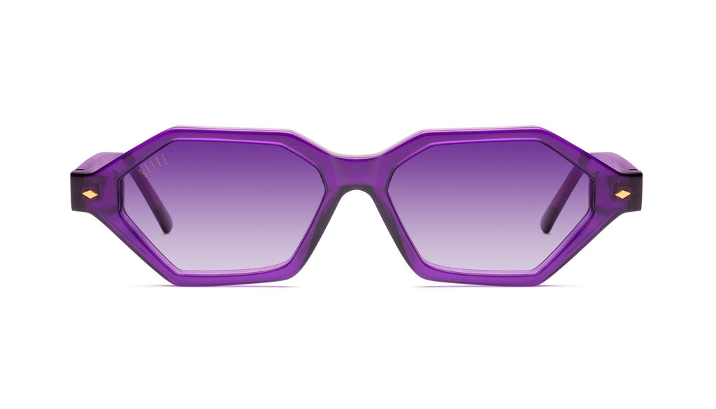 9FIVE Docks Showtime Purple & Gold - Purple Gradient Sunglasses - Limited