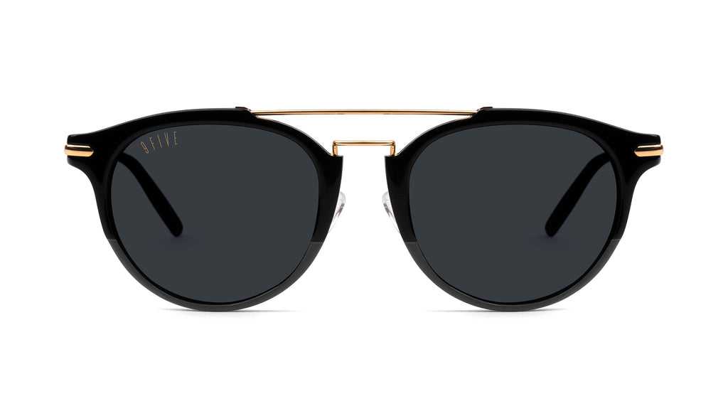 9FIVE Leo Black & Gold Sunglasses