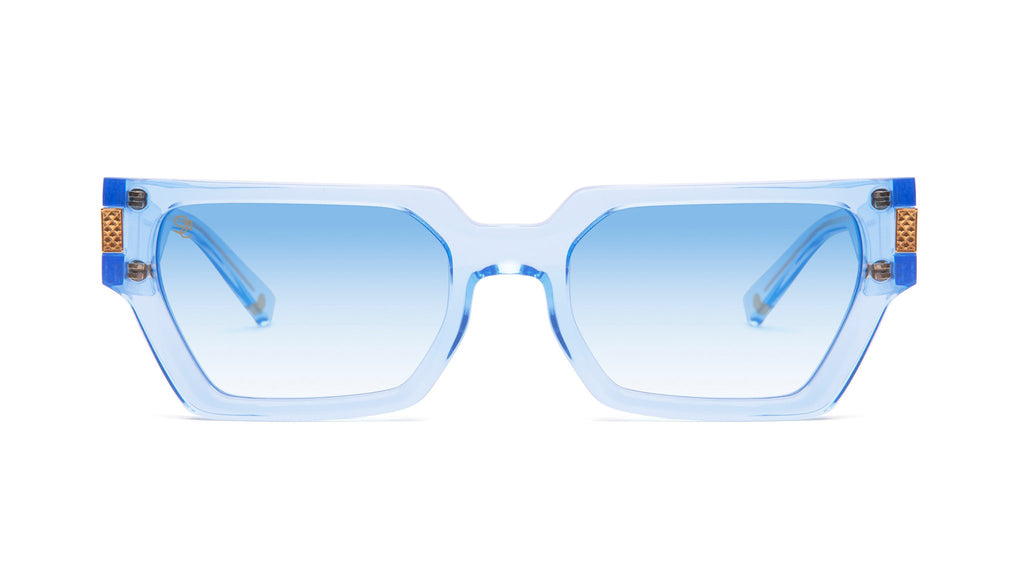 9FIVE Locks Crystal Blue & Gold - Blue Gradient Sunglasses (COLLECTOR)