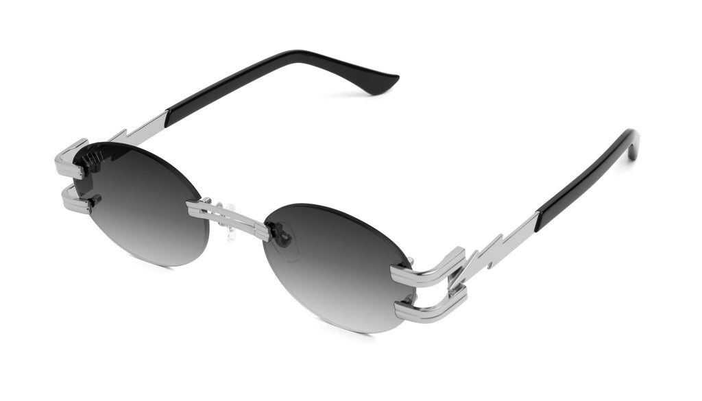 9FIVE St. James Bolt - Lite Platinum - Gradient Sunglasses