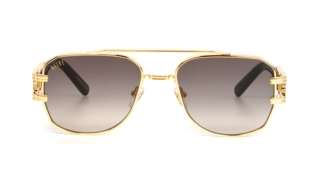9FIVE Royals Black & Gold - Gradient Sunglasses