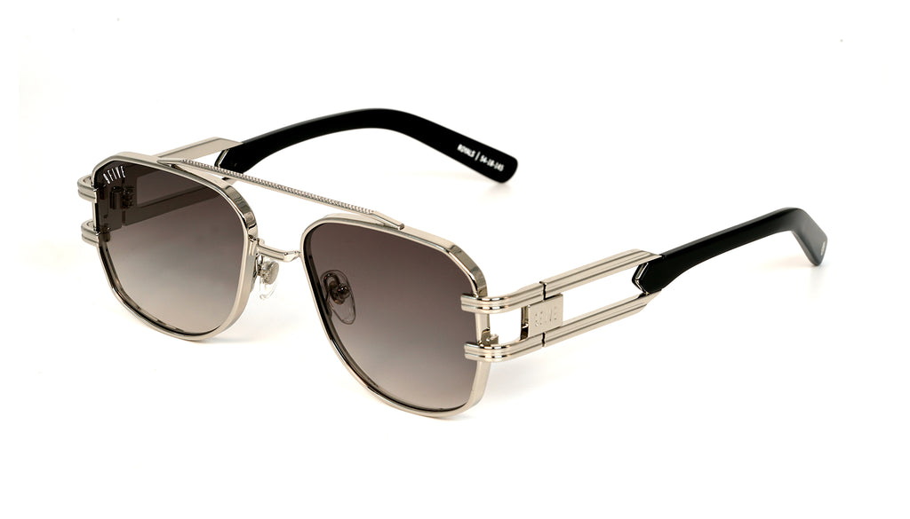 9FIVE Royals Black & Platinum - Gradient Sunglasses
