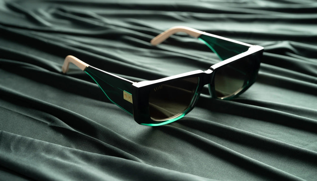 9FIVE Angelo Tundra Green - Sepia Gradient Sunglasses - Limited