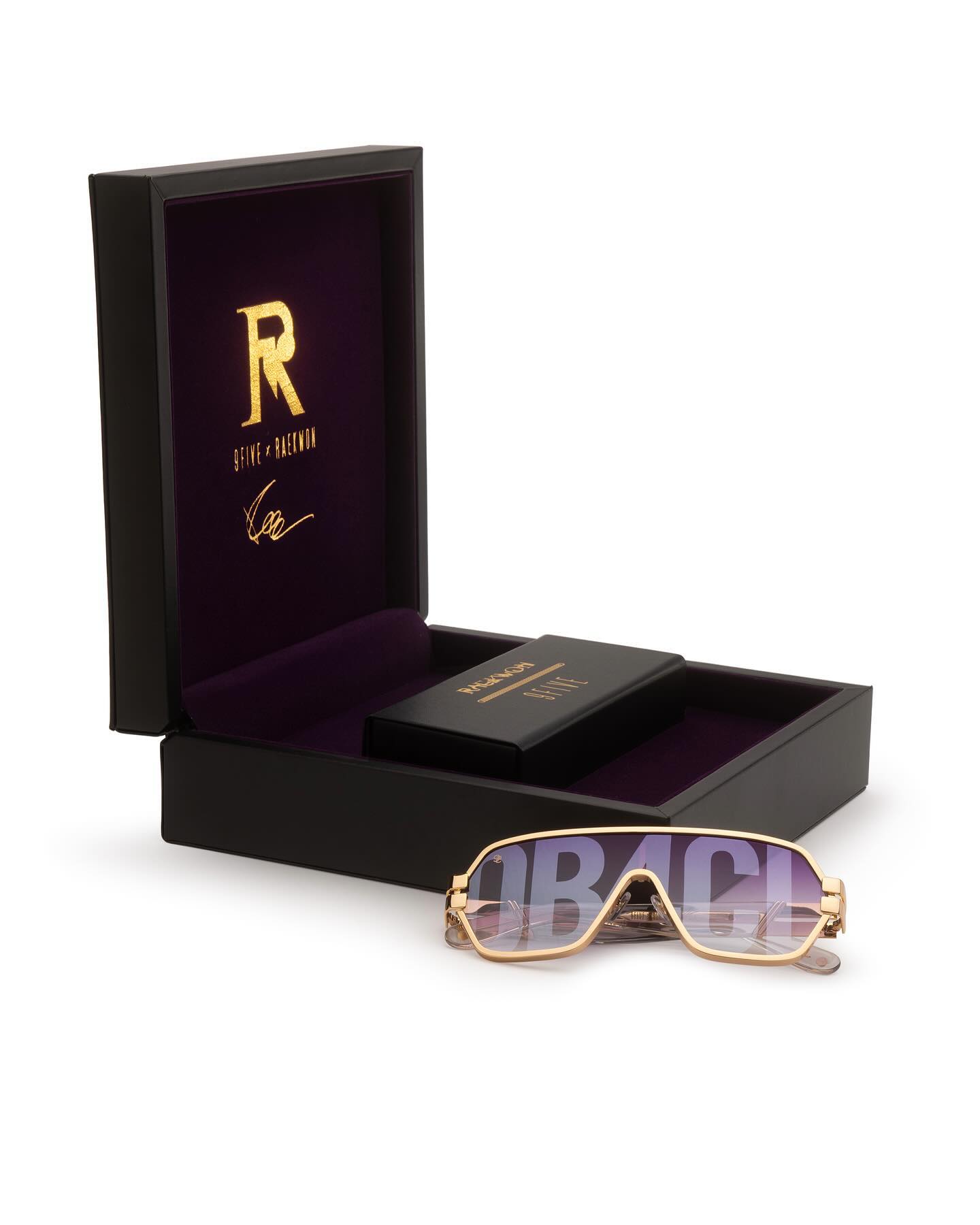 9FIVE X RAEKWON LIMITED EDITION PURPLE GRADIENT SUNGLASSES & BOX SET