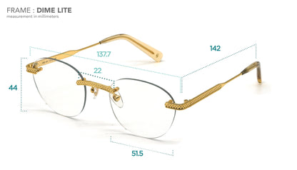 Special Edition: 9FIVE Dime Lite Gold w/ Green Lens