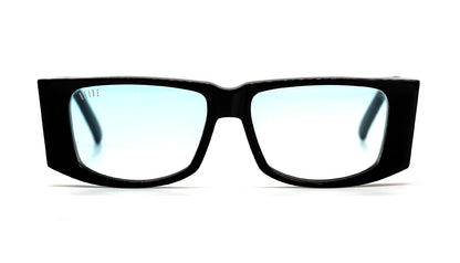 Special Edition: 9FIVE Angelo Black – Light Blue Gradient Sunglasses