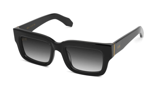 9FIVE Apex Black & Gold - Gradient Sunglasses