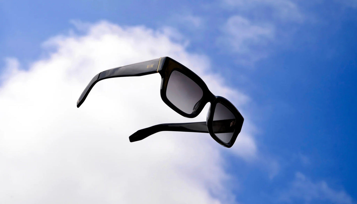 9FIVE Apex Black &amp; Gold - Gradient Sunglasses