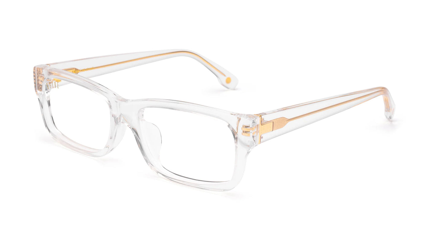 9FIVE Aura XL Crystal - Clear Lens Glasses