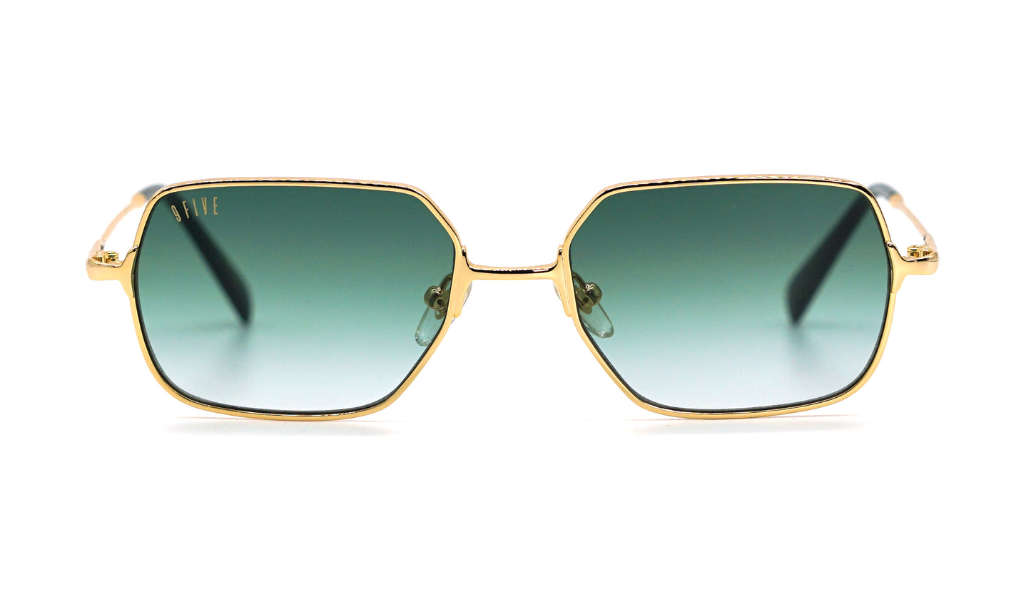 Hors-Série: 9FIVE Clarity Fullrim Gold - Green Sunglasses