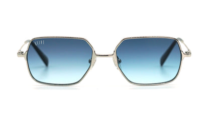 Special Edition: 9FIVE Clarity Fullrim Platinum - Midnight Blue Sunglasses
