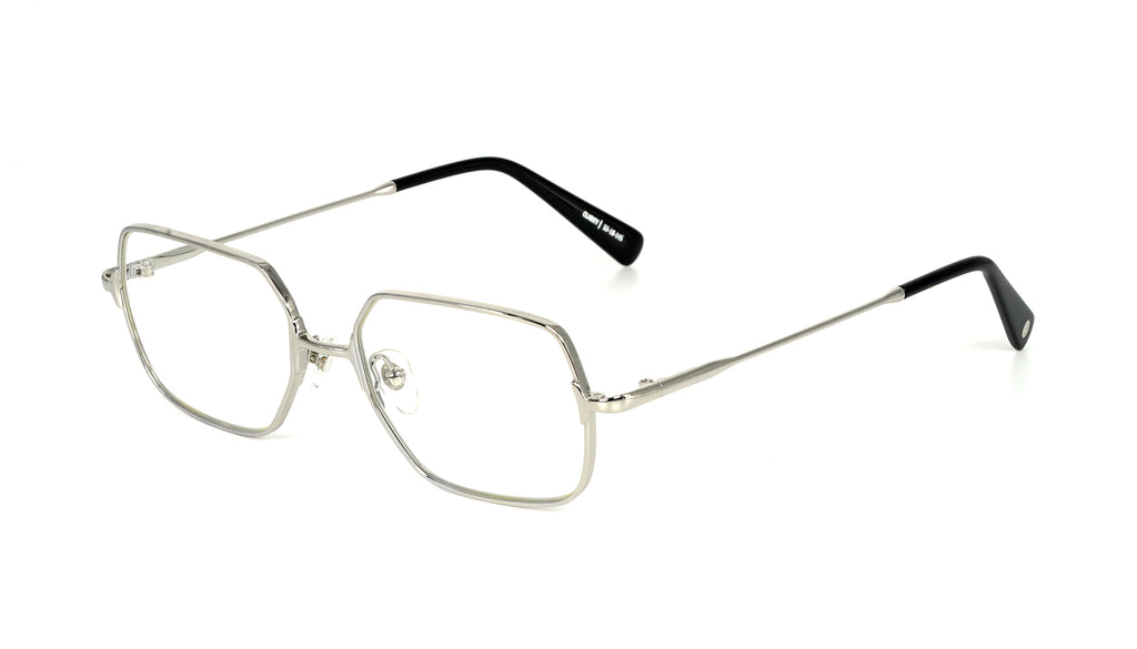 9FIVE Clarity Fullrim Platinum Clear Lens Glasses