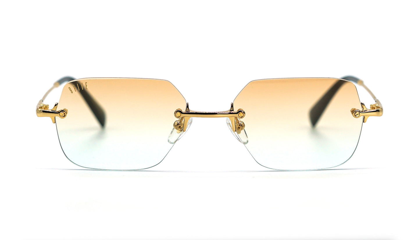 Special Edition: 9FIVE Clarity Lite Gold w/ Bicolor Orange Lens 