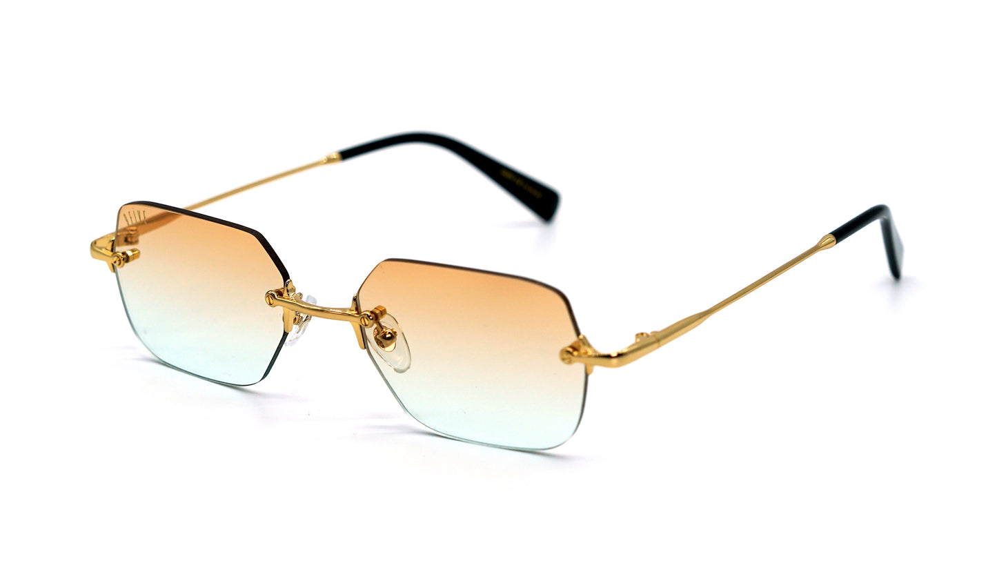 Special Edition: 9FIVE Clarity Lite Gold w/ Bicolor Orange Lens 